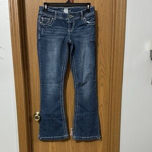 Maurices Dark Blue Boot Cut Jeans